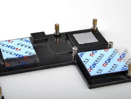 1.5mm Dikte Heatsink die Thermisch Geleidend Duurzaam Siliconestootkussen 3W koelen